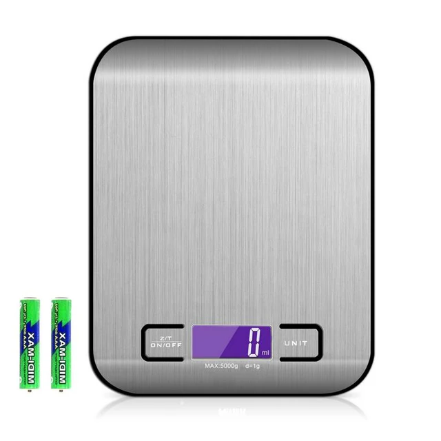 
Stainless steel 5kg electronic smart digital kitchen scale wholesale 