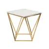 Gold Sofa Creative Small Marble Top Side Corner Table Living Room Small Coffee Tables
