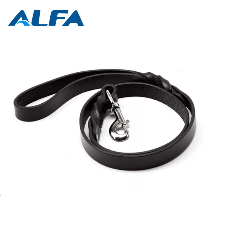 Alfa Import China Products 20mm Wide Strong Genuine Leather Dog Belt