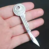 Key Shaped Folding Pocket Knife Keychain Car Key Rings