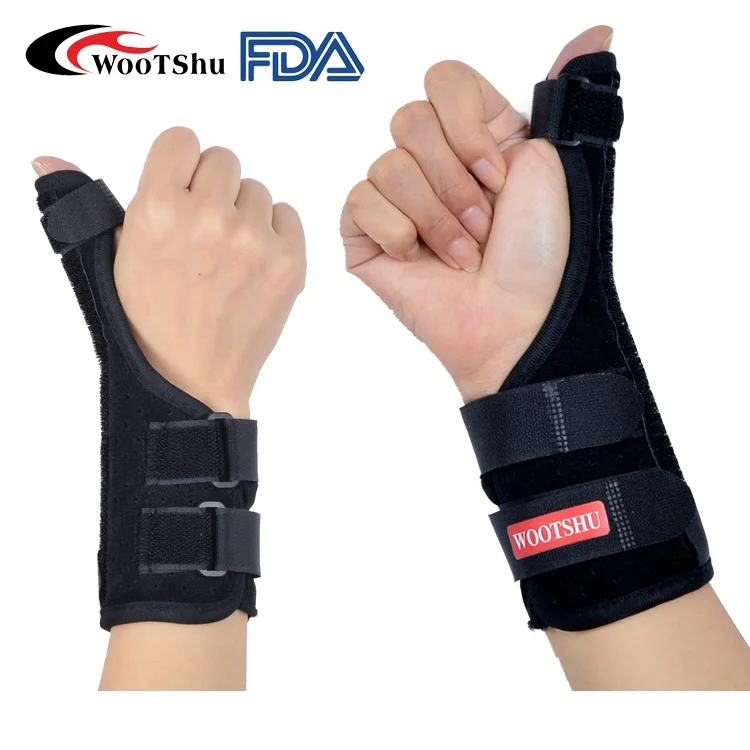

thumb splint immobilizer with steel plate