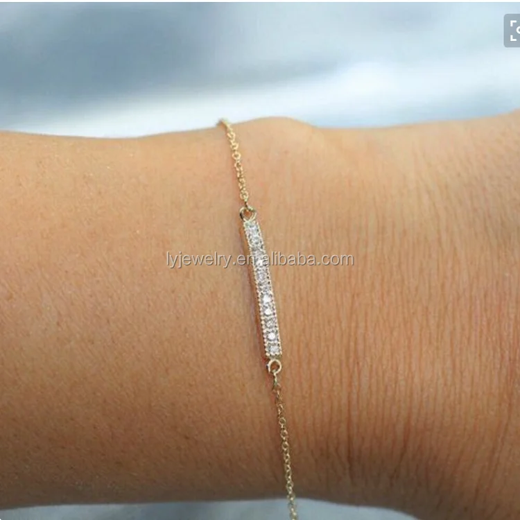 Nen design rose gold letter s Bracelet for girl Bangle simple sterling silver bracelet bangles LYN0021