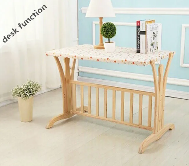 Modern Wooden Cot Design Electric Baby Cradle/portable Folding Bed
