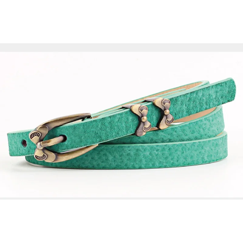Pigskin Leather Belt Wholesale In Candy Color With Good Price - Buy ...