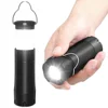 Cheap Aluminum AAA Battery Pocket Mini Portable Collapsible Folding LED Camping Lantern Flashlight for Camping