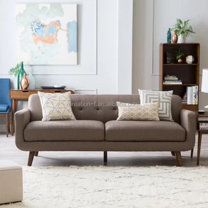 Modern Leather Anson Sofa For Living Room Furniture