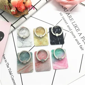 Thailand other mobile phone accessories 2019 funny acrylic marble design colored cell phone finger ring phone magnet holder 004
