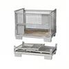 Warehouse durable collapsible wire mesh galvanized iron metal gitterbox