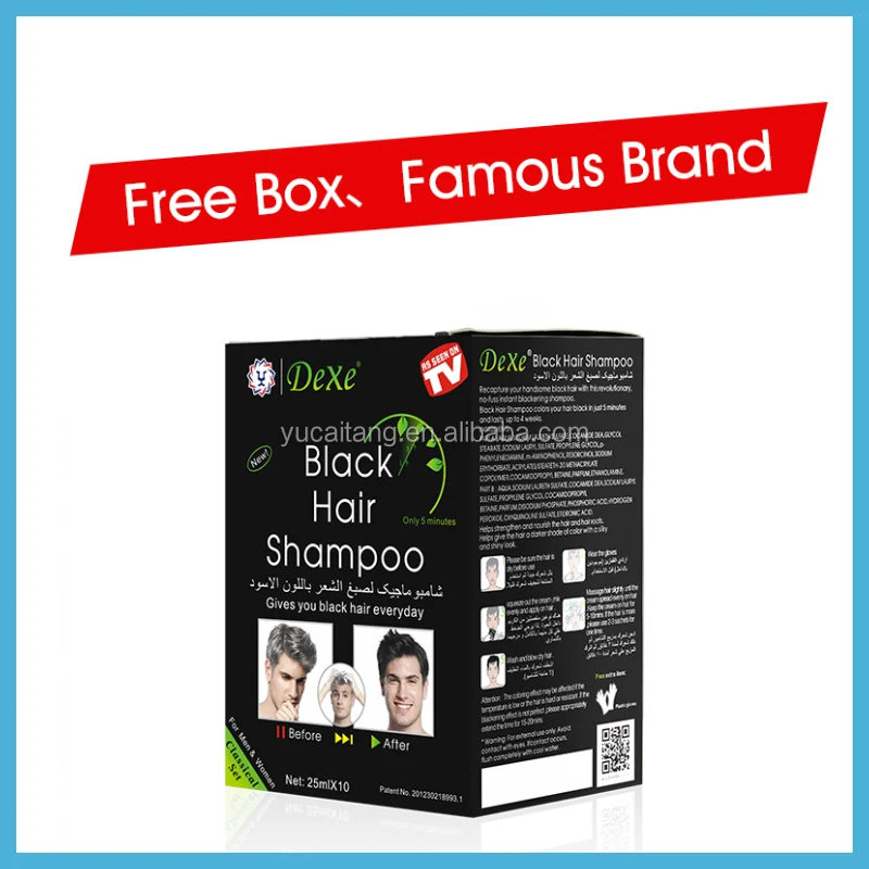 Cream Type Sachet Packing Hair Darkening Shampoo Halal Hair Color