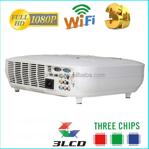

Native 1920 x 1080 3000 lumens HD 3D 3LED 1080P multimedia projector/3 LCD projector LED lamp 50000Hours