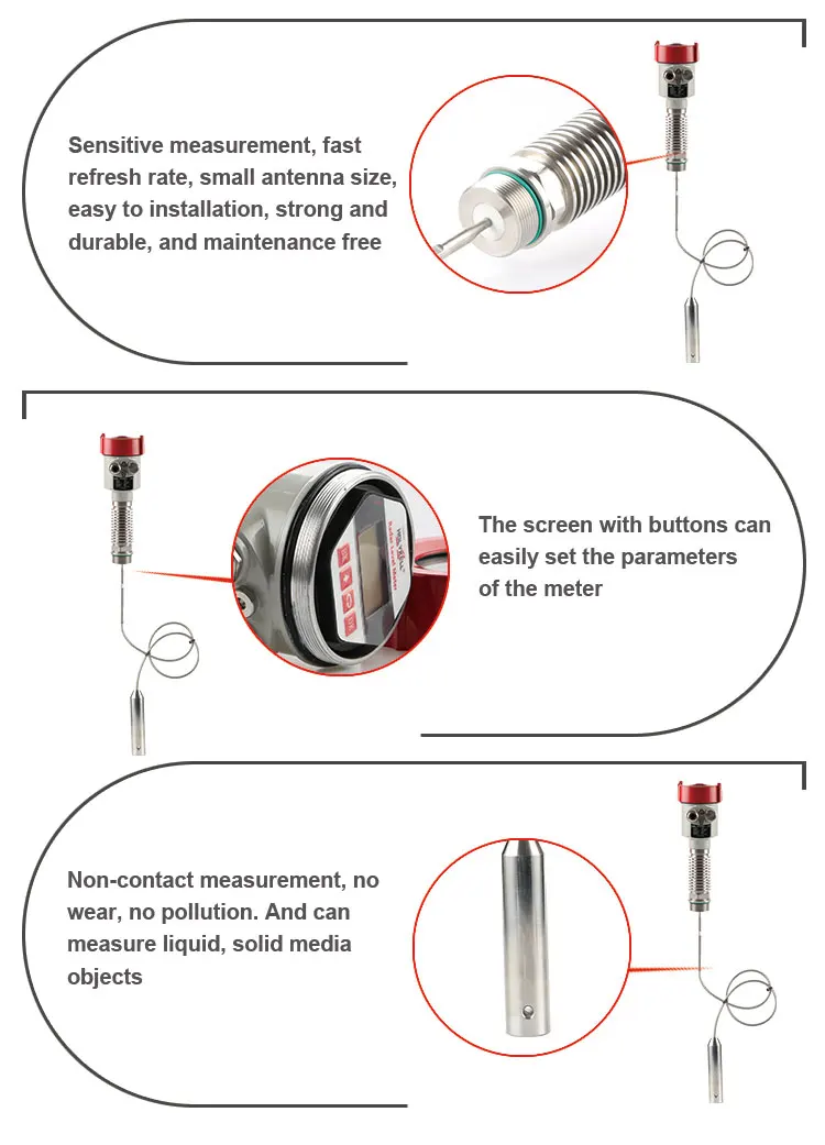 Displacer level transmitter, radar level transmitter price