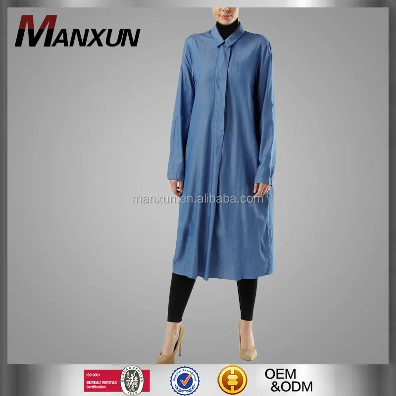 ladies denim tunic dress