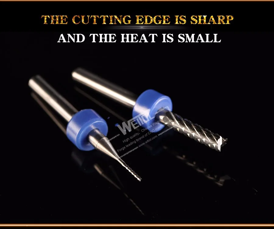 Solid Carbide Pcb End Mill Pcb Print Circuit Board Drill Milling Cutter