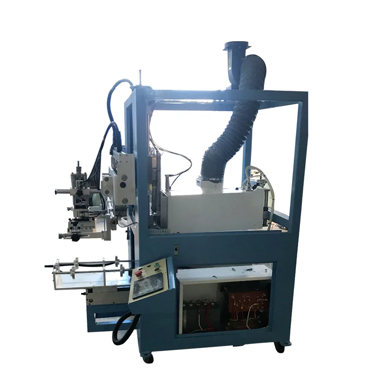 LC Brand CO2 Fire Extinguisher Serigraphy Printing Machine with UV Curing Machine and PLC Control System