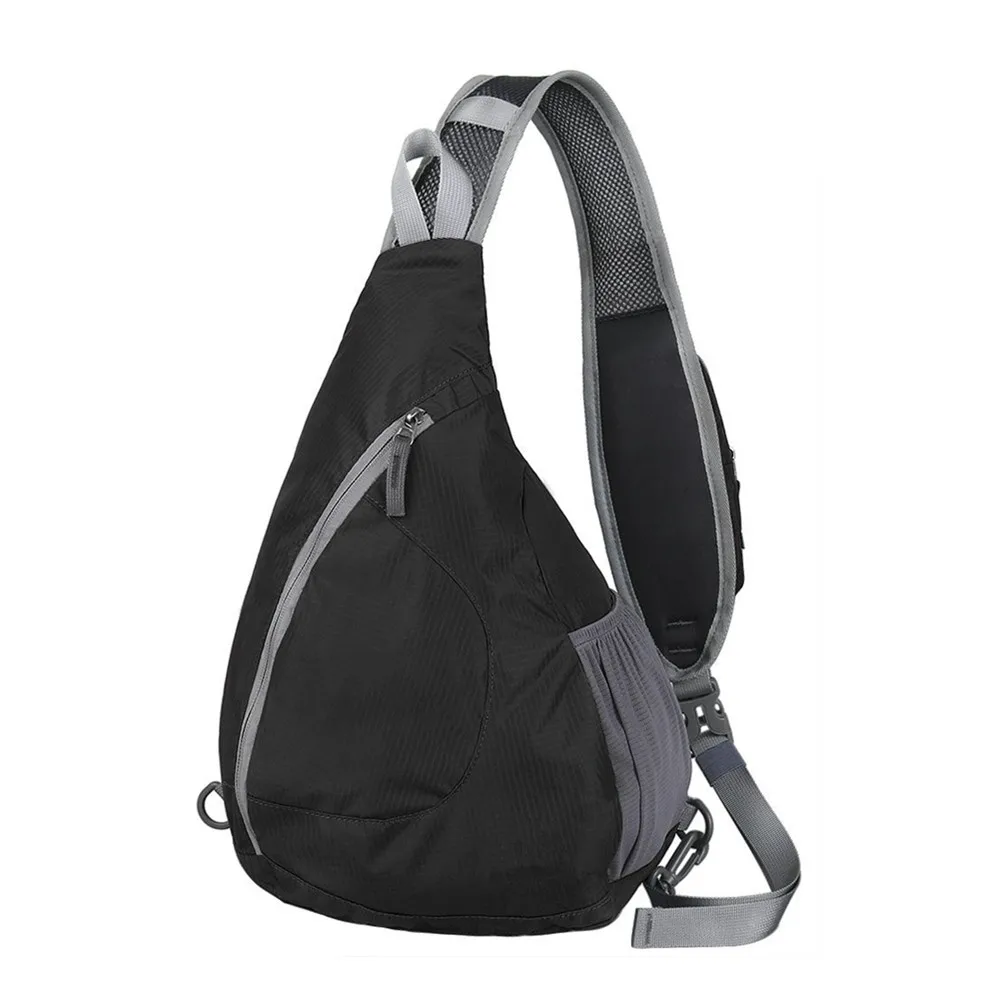 

Foldable Hiking Sling Chest Mens triangel shoulder sling backpack