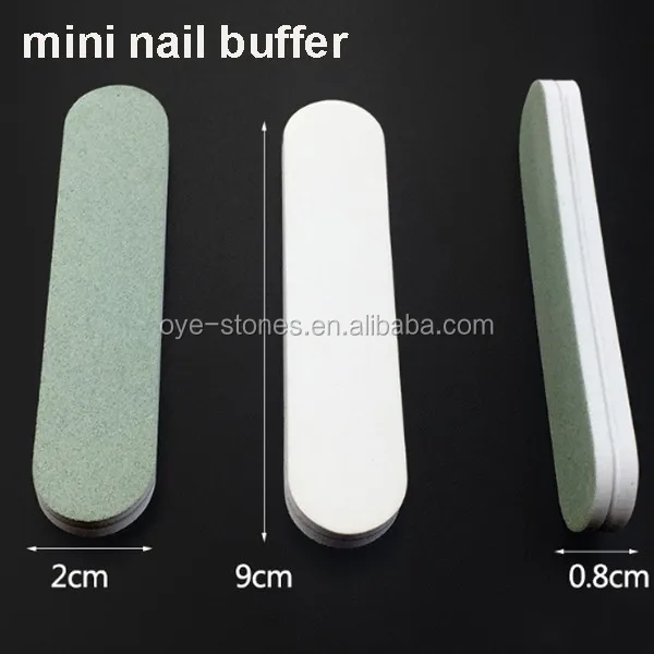 Mini Disposable 4sided Nail File Buffer Block Kits Square Sponge Material For Nail Care
