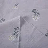 Custom color flower pattern print soft organic cotton baby fabric for baby dress