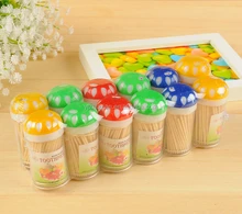 100% naturel &eacute;cologique en bambou cure-dents avec deux/point unique