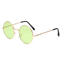 

Jheyewear Wholesale Vintage Retro Mirror Round Circle Sunglasses Men Party Sunglasses