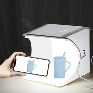 Portable LED Photography Studio Light Box Dual Panels