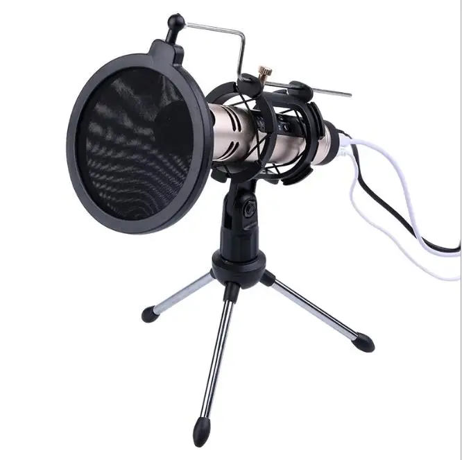 Stand With Pop Filter Microphone Stand Microphone Accessories Desk
