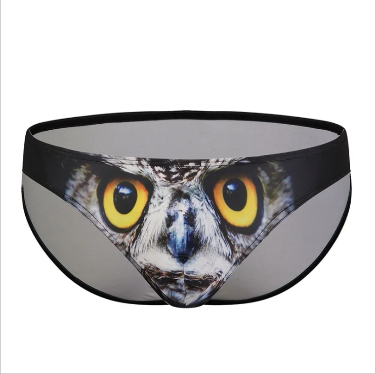

Wholesale Printing Underwear Low Waist Briefs For Men, As picture