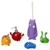 BX Group colorful fantastic monsters polyresin bathroom accessories kits