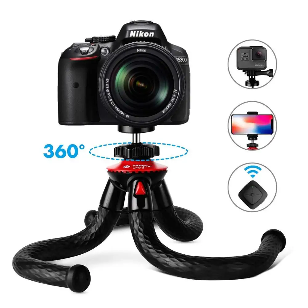 Fotopro interesting outdoor waterproof Octopus Mini Gorillapo flexible camera tripod for mobile phones