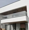 Total frameless glass system aluminum railing designs