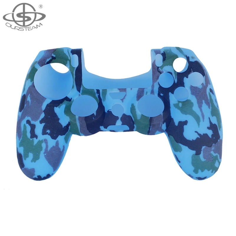 

Camo Silicone Skin Case Cover for PS4 Pro Girps, Optional