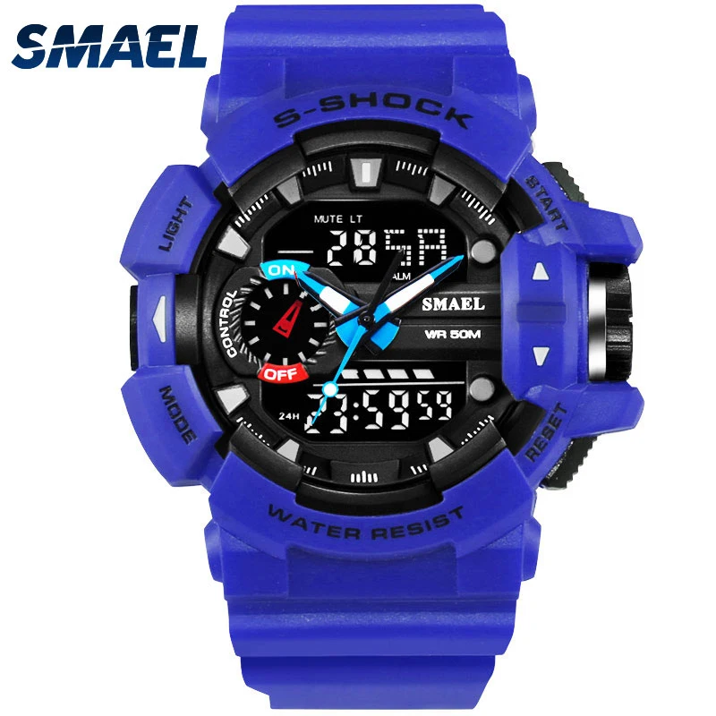 

SMAEL 1436 smart watch leisure watch, Black;white;red;orange