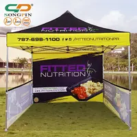

2019 SongPin Foldable Tent Gazebo Canopy 10x10 Ft Pop Up Trade Show Advertising Customize Outdoor Folding Tents