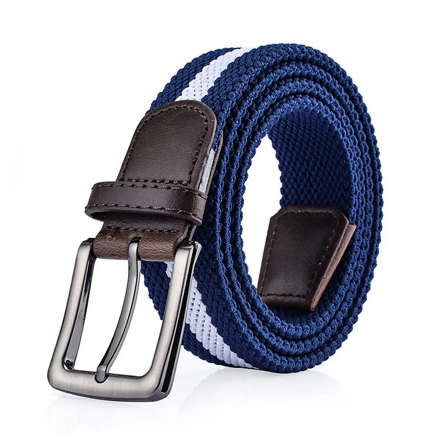 Toping Fine Fashion cowhide men brand Strap male pin buckle fancy vintage jeans