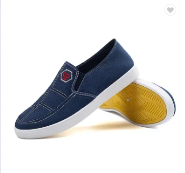 

2021 Men Flat Casual Canvas Shoes Slip-on Shoes For Man, Customized