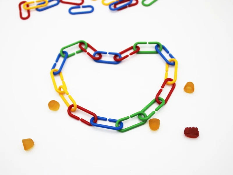 Game Counting Plastic Chain Links Toy For Kids Pp Link Educational Toy