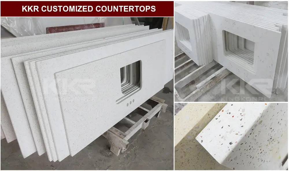 Wholesale Solid Surface Countertop Material Artificial Granite