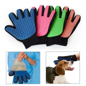 Image of Upgraded Hair Removal Pet Massage Grooming Glove Brush