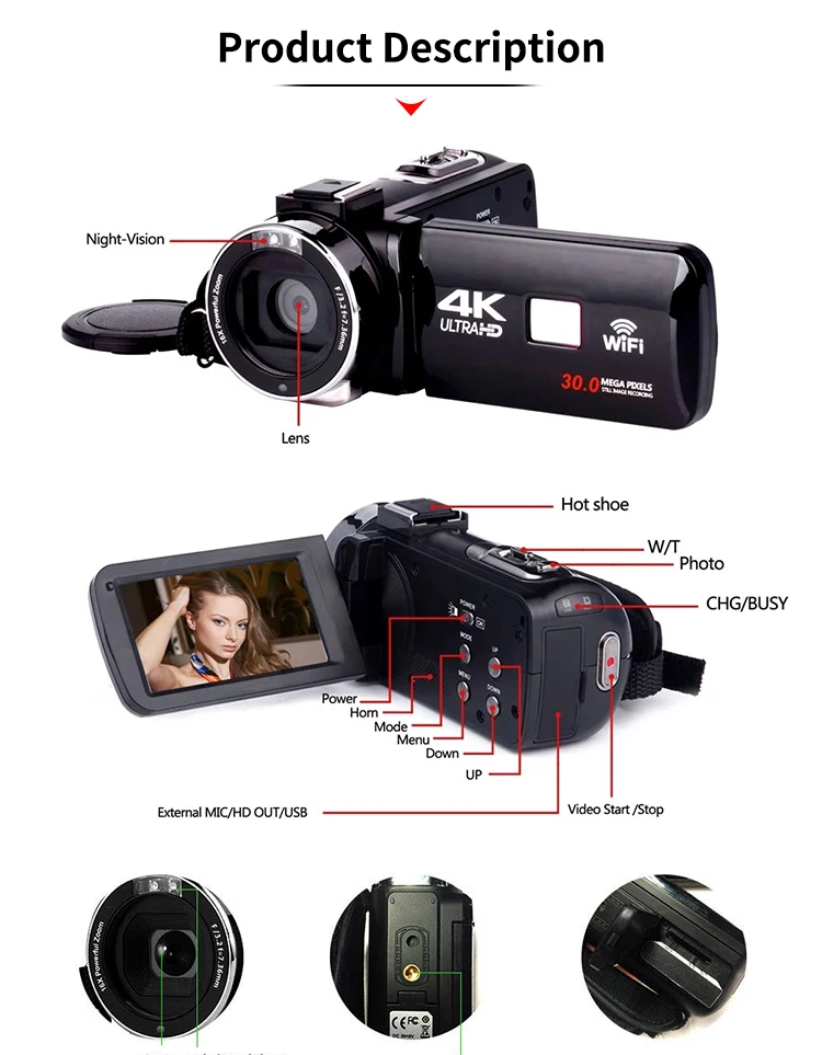 MIni Car Dash Cam 1080P DVR Video Camera Recorder