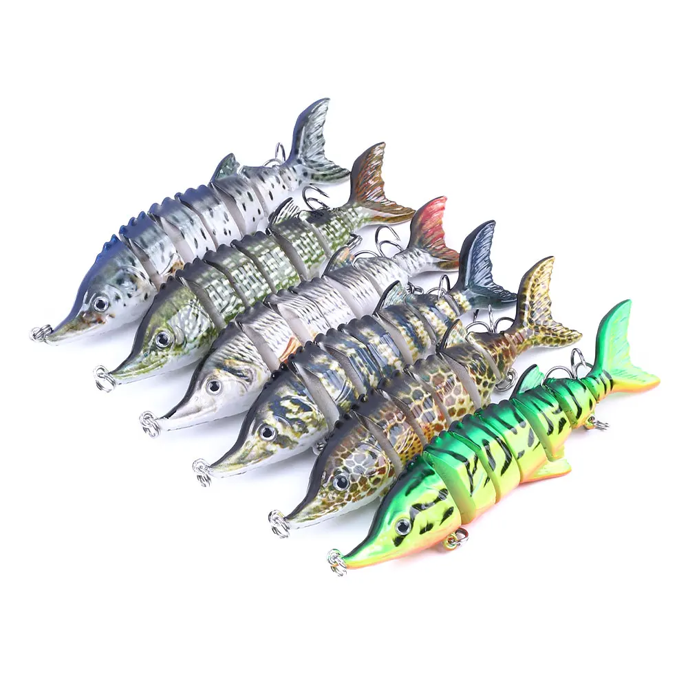 

11cm 16g #6 hook OEM/ODM factory abs plastic swimbait wobbler, 5 colours available/unpainted/customized