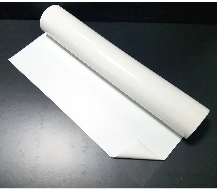 New Products Eco Solvent Printing White Vinyl Transfer Film Pvc Flex