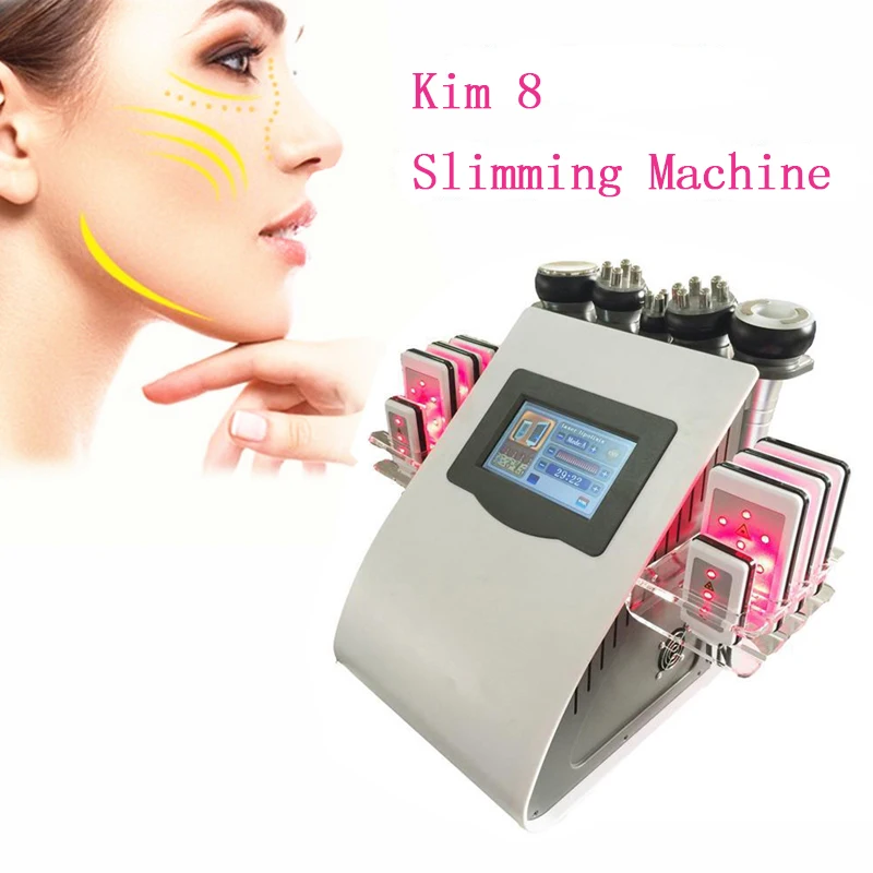 

6 in 1 Kim 8 Cavitation Slimming System RF Vacuum Body Fat Reduction Machine