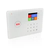 Family Wireless keypad and lcd screen display Wifi& GSM/SMS Security Alarm System
