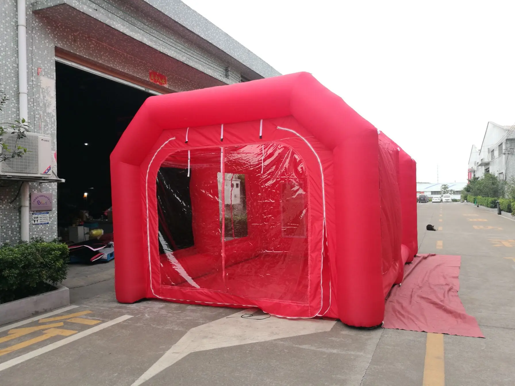 Inflatable Car Garage Spray Bake / Inflatable Paint Booth For Sale