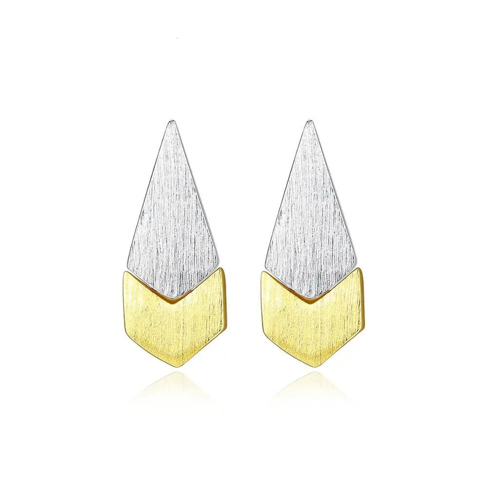 

latest S925 sterling silver simple creative water drop earrings for woman