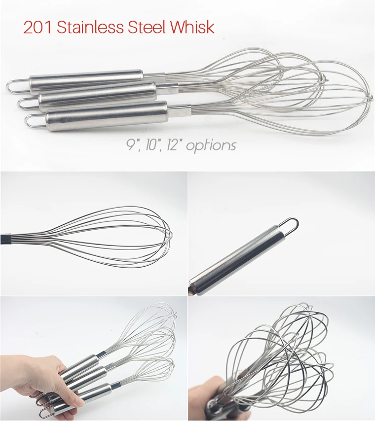 9 10 12 Inch Mix Whisk Egg Beater With Spring Water Whisk Buy Mix