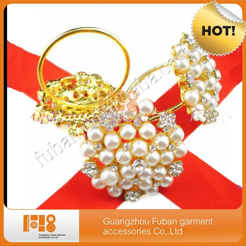 Bulk Wholesale Crystal Diamond Napkin Ring Wedding Napkin Holder For