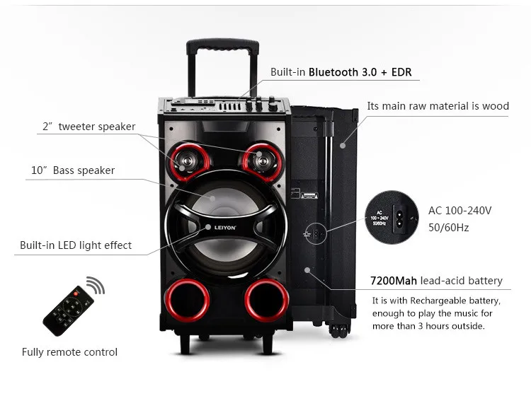 dj trolley speaker