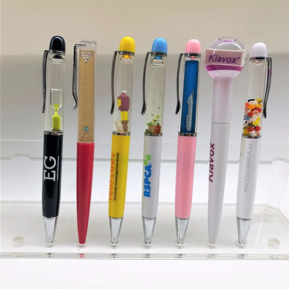 Liquid Filled Floater Pen With Floating Movie Character Buy Floating