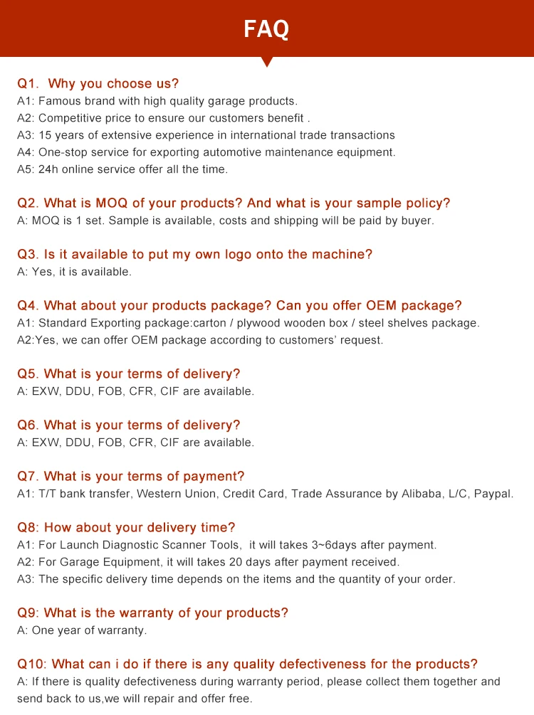 9.FAQ