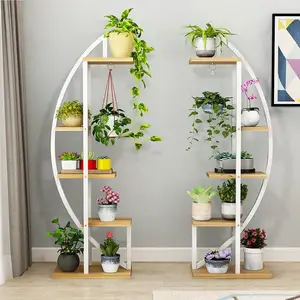 Image of the cheap 5-tier plant flower corner shelf in the living room